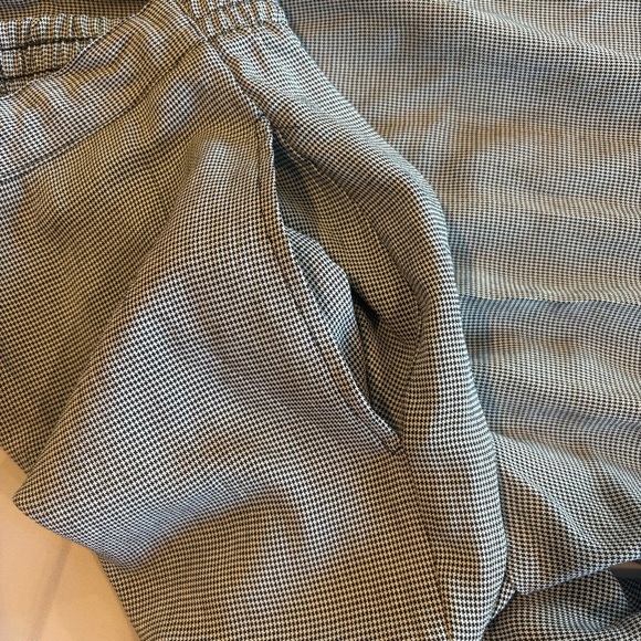 VINTAGE STEPHANIE PARKS‎ High Waist Black & White Pattern Mom Pants 90s Medium - Picture 7 of 15